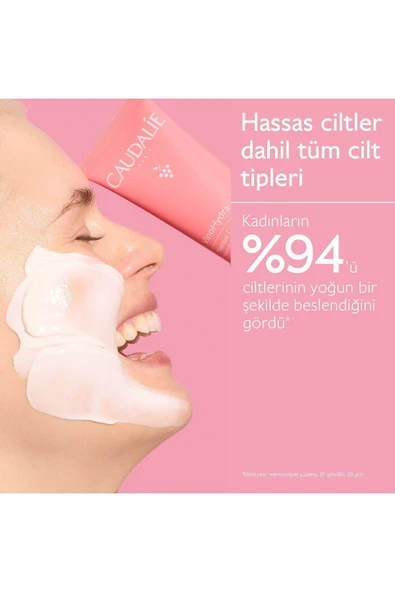 Caudalie Vinosource Hydra Moisturizing Mask 75 ml Nem Maskesi - 3