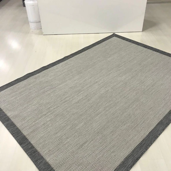 Halıcı Mustafa Jüt Sisal Halı 9313 Gri Serisi Salon Oturma Yatak Odası Halısı