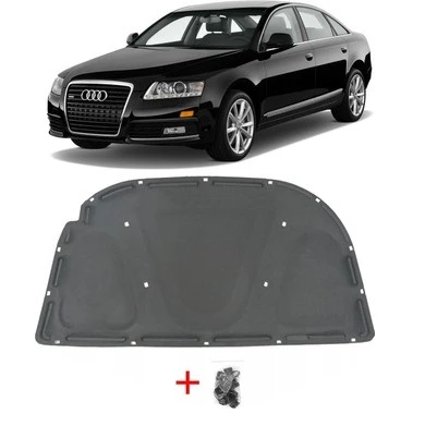 MOTOR KAPUT KEÇESİ KLİPSLİ 1.Kalite-AUDİ A6 2005-2011 ürün görseli 1