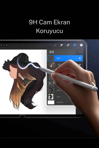 iPad Air 11" A3270 A3271 A2899 A2903 M3 M2 Çip Uyumlu Tablet Kılıfı Tablet Kalemi Ve Ekran Koruyucu - Resim 10