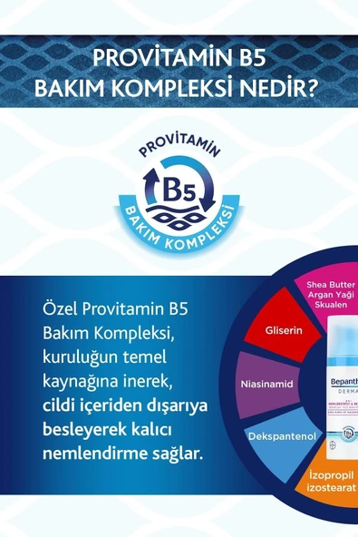 BEPANTHOL Derma Nemlendirici Besleyici Günlük Yüz Bakım Kremi 50 ml 8699546358908 - 5
