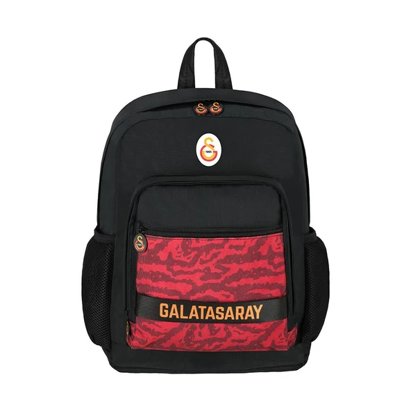 Galatasaray Lisanslı Arma ve Kırmızı Kamofilaj Desenli Okul Sırt Çantası Yeni Sezon