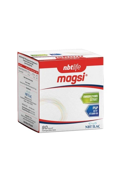 Nbt Life Magsi P5P Vitamin B6 90 Kapsül