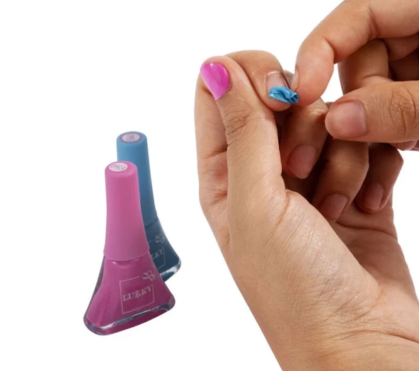 Lukky Soyulabilir Oje - Pastel Pembe - 5