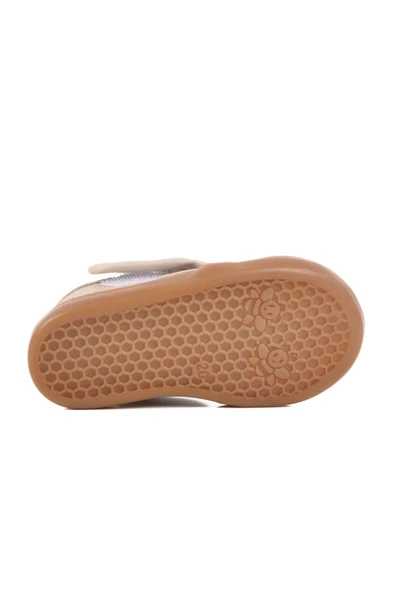 Ayakmod Bej Cırtlı Ortopedik Unisex Bebek Ayakkabı 25T101 İA - 5