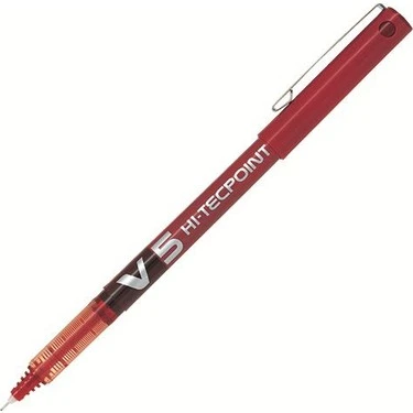 Pilot V5 Hi-tecpoint Iğne Uçlu Kalem 0.5 mm - Kırmızı
