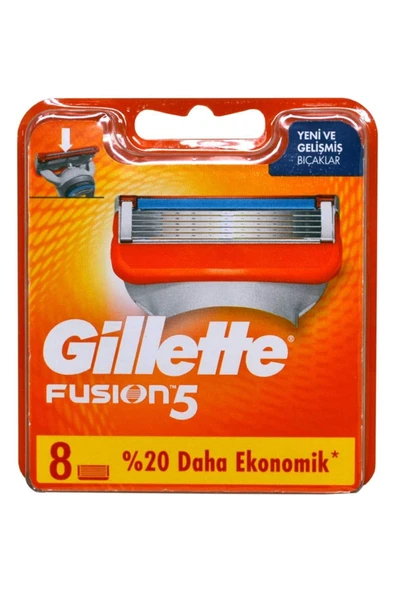 Fusion Yedek Tıraş Bıçağı 8'li