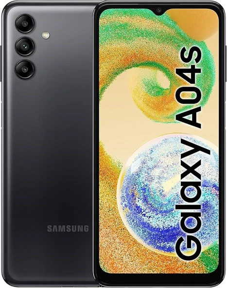 Samsung Galaxy A04S  Siyah 128 GB  / 4 GB Ram Yenilenmiş Ürün (Sıfır Gibi)