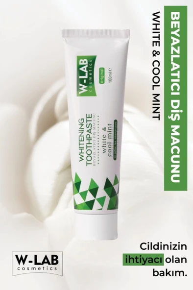 W-Lab Kozmetik Beyazlatıcı Diş Macunu 100 ML