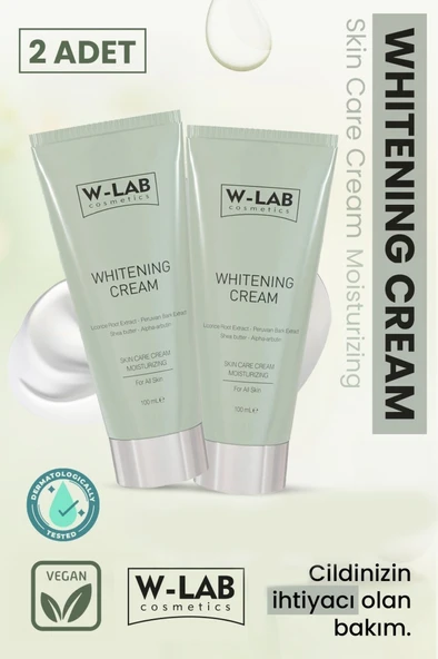 W Lab Beyazlatıcı Krem 2 li Paket