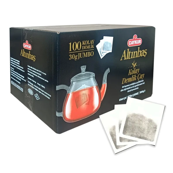 Çaykur Altınbaş Klasik Kolay Demlik 30 gr 100 lü Jumbo Koli (3 kg)