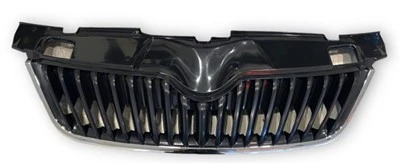 Fabia Ön Panjur Krom Çerceve Üst Plastik Birlikte Saten Siyah 2011-2015 ürün görseli 1