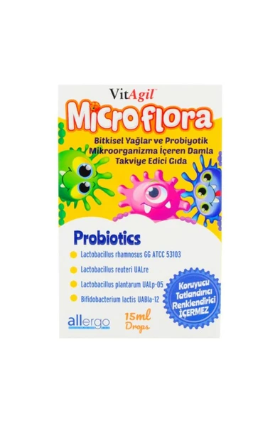 Vitagil Microflora Probiyotik Damla 15 Ml ürün görseli