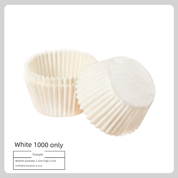 Muffin Kapları - Küçük Boy Beyaz