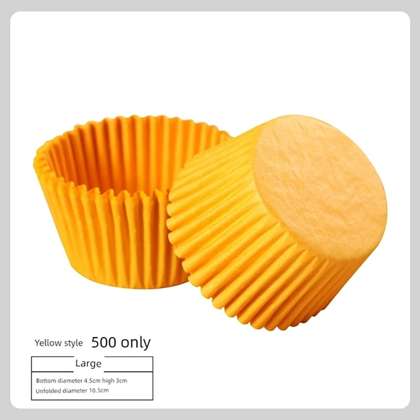 Muffin Kapları - Büyük Boy Sarı