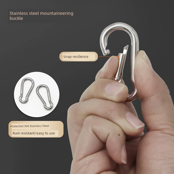 Dış Mekan Kalın Paslanmaz Çelik Çamaşır İpi - 4 Metre 3mm Plastik Kaplı Çelik Halat - Resim 3