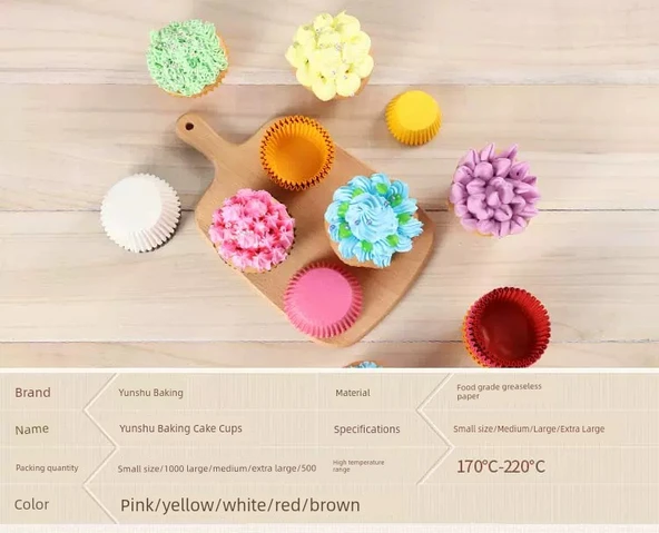 Muffin Kapları - Kahve - 8