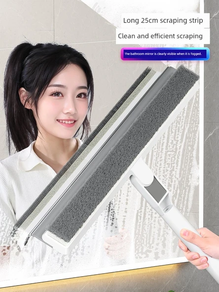 Cam Sileceği - 37cm Döner Başlıklı, Sünger Şeritli ve Paslanmaz Çelik Çubuklu - 3