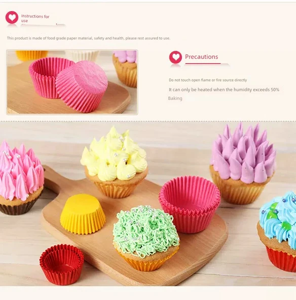 Muffin Kapları - Kahve - 10