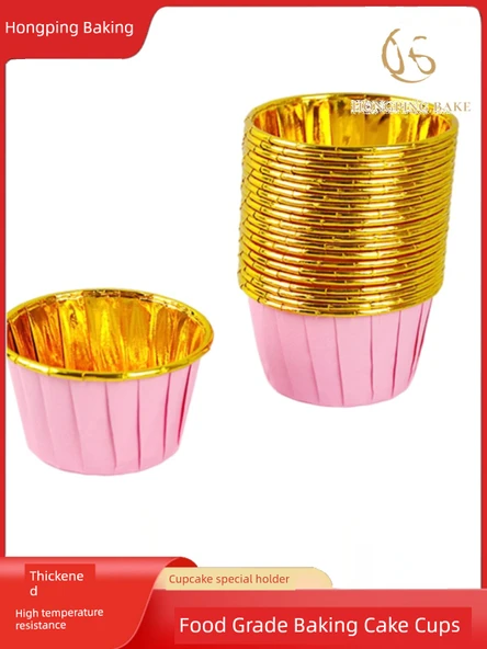 Yağa Dayanıklı Lale Muffin Kek Kağıdı - Kahverengi - 200 Adet - 6
