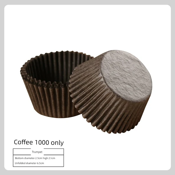 Muffin Kapları - Küçük Boy Kahve