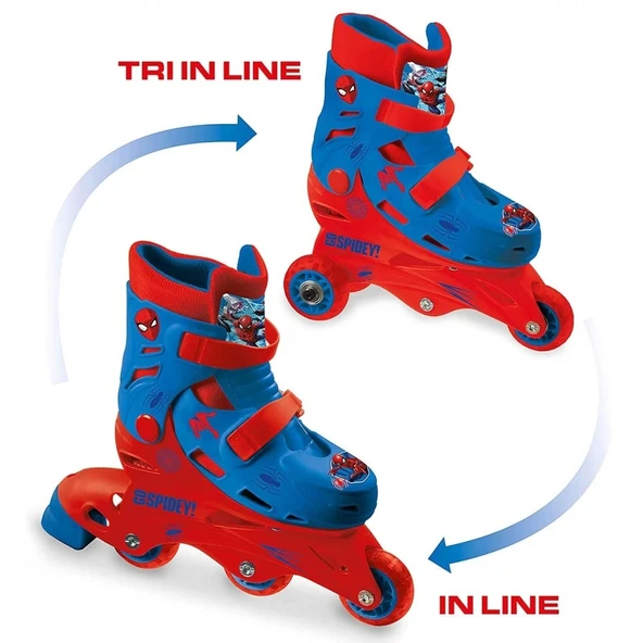 Spiderman Inline 3 Teker Paten - Resim 2
