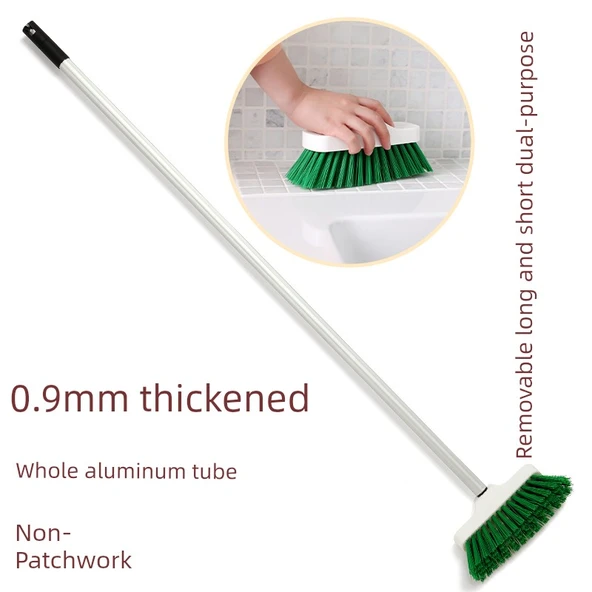 Bahçe Temizlik Fırçası - Küçük Boy Plastik Alüminyum Saplı