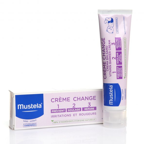 Mustela 1.2.3 Vitamin Barrier Pişik Kremi 100 ML