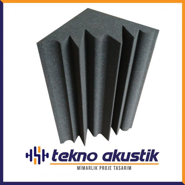 Bass Trap Akustik Sünger (KESİK) - Akustik Köşe Bass Tuzağı