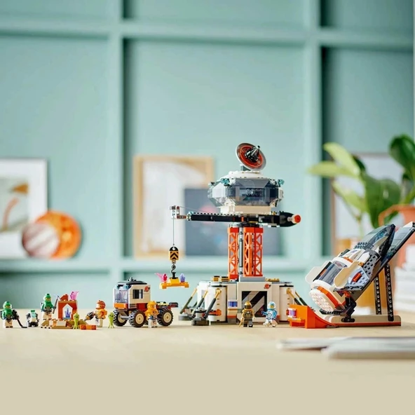 Nessiworld LEGO City Uzay Üssü ve Roket Fırlatma Rampası 60434 - 3