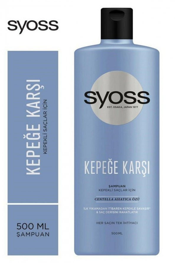 SYOSS ŞAMPUAN KEPEĞE KARŞI 500 ML