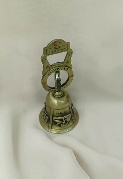 Zil Çan Resepsion Otel Okul Sallama Zili Metal Dümen Nostalji Müzikal Antalya Görseli - 3