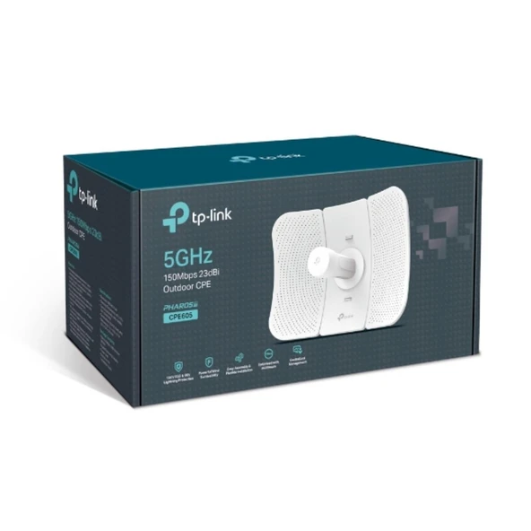 TP-Link CPE605 1 Port 150 Mbps 5GHz 23dBI Dış Ortam POE Access Point - 3