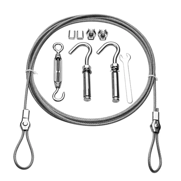 304 Paslanmaz Çelik Çamaşır İpi - 2 Metre - 5