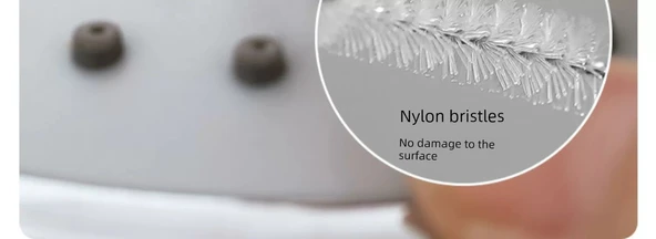 Mini Banyo Nozul Arası Temizleme Fırçası ve Duş Başlığı Tutucu - 30 Adet Fırça - 11
