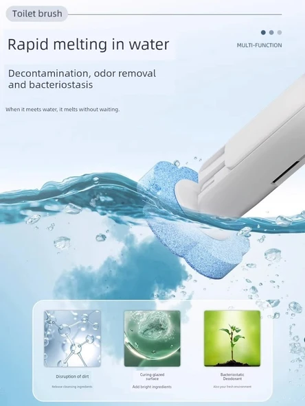 Tek Kullanımlık Klozet Fırçası ve Bazası - Resim 5