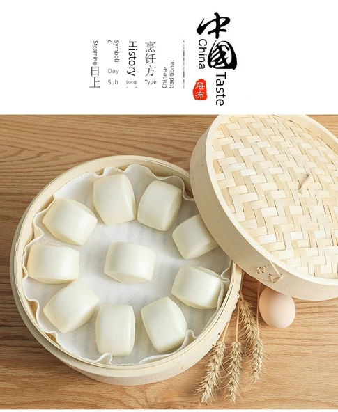 Yapışmaz Mutfak Buharlama Bezi - Bambu Fiber Kare 60x60cm (2 Adet) - 8