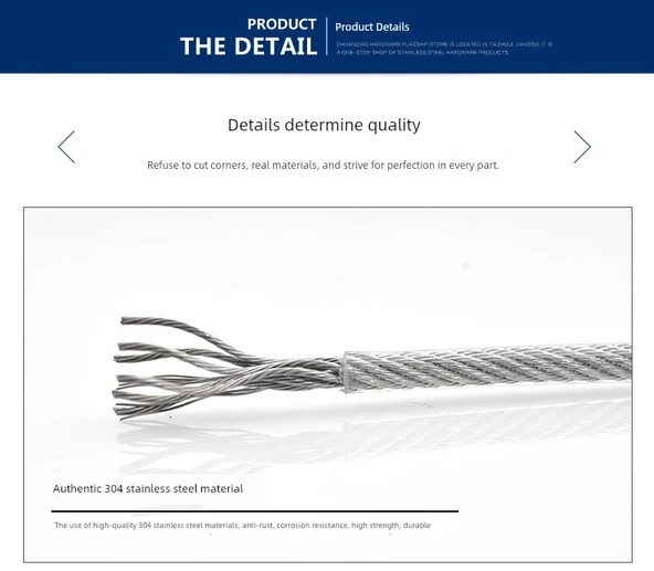 PVC Kaplı Çelik Halat Çamaşır İpi - 3mm x 10m - Resim 11