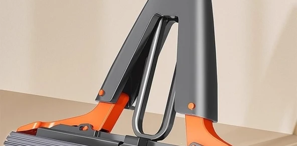 Asılı Sünger Paspas - 28cm + 2 Yedek Başlık + Paspas Klipsi - 7