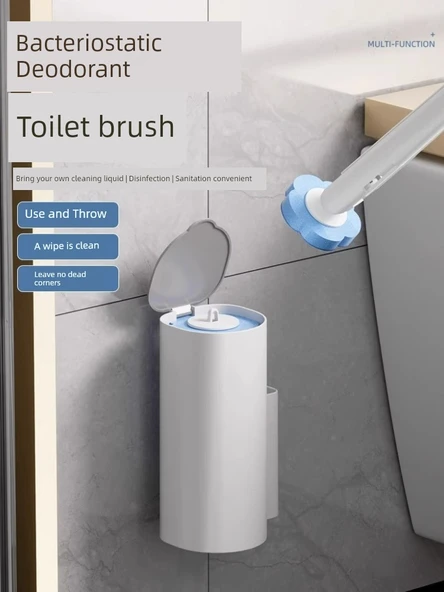 Tek Kullanımlık Klozet Fırçası ve Bazası - Resim 2