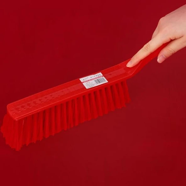 Düğün Yatağı Fırçası - Plastik Kırmızı Yatak Fırçası