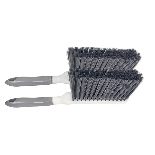 Uzun Saplı Plastik Naylon Fırça - 2'li Set