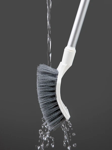 Köşe Temizleme Fırçası - Uzun Saplı - Avokado Yeşili 2'li Set - Resim 6