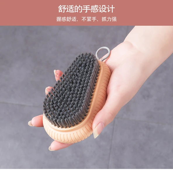 Asılı Çok Amaçlı Ev Tipi Elbise Temizleme Fırçası - Gri 4 - Resim 11