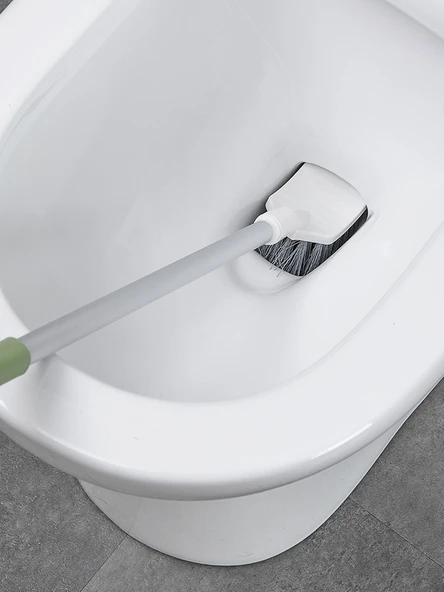 Köşe Temizleme Fırçası - Uzun Saplı - Avokado Yeşili 2'li Set - Resim 5