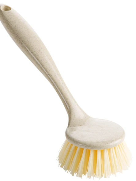 Mutfak Lavabo Ocak Bulaşık Fırçası - Tencere Fırçası 1'li Paket + L Mavi Eldiven + Siyah Kavisli Kürek - Resim 6