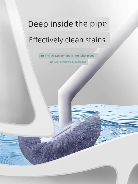 Kancalı S Tipi Tuvalet Fırçası - 2'li Paket - Resim 3