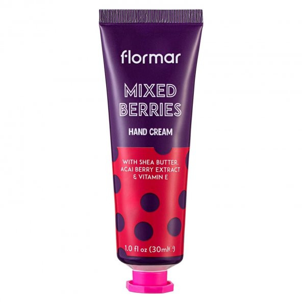 Flormar Flormar Mini Hand Cream Mixed Berries El Kremi 001