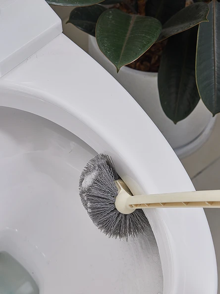 Yumuşak Kıllı Asılabilir Klozet Fırçası - Mavi + 2 Kanca - Resim 5