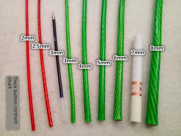 Plastik Kaplı Çelik Halat Çamaşır İpi - 6mm - 15 Metre - 9